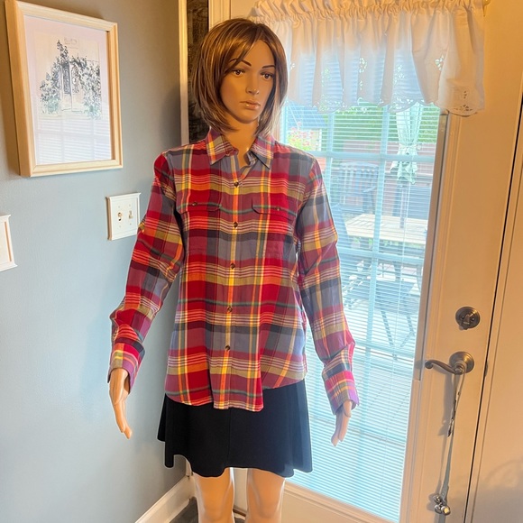Chaps Flannel Shirt SZ‎ SM NWT - Picture 1 of 6